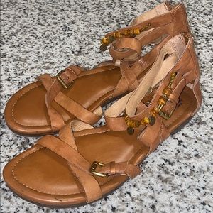 Tan Strappy Sandals
